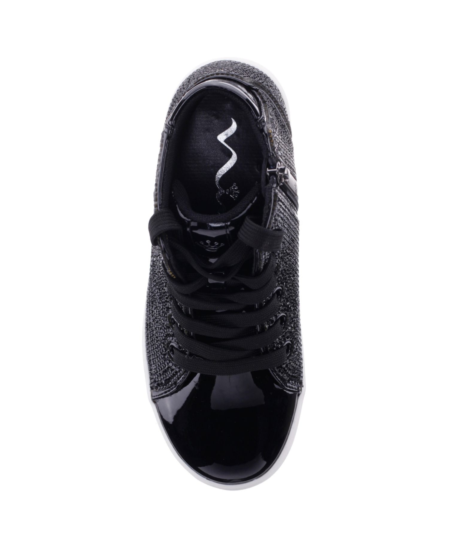Big Girls' Kula Crystal Accents Non-Slip High-Top Sneakers