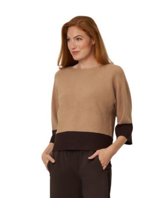 Women's Colorblock Dolman Sweater