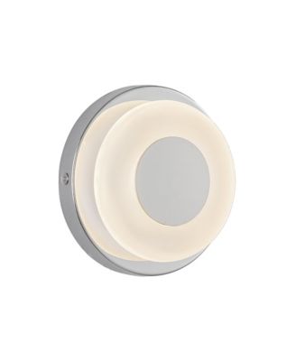 Stephord 4-in /Clear Glass Dimmable LED Wall Sconce