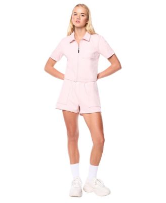 Women's Gianna French Terry Mid-Rise Pull-On Shorts, 3.5" Inseam