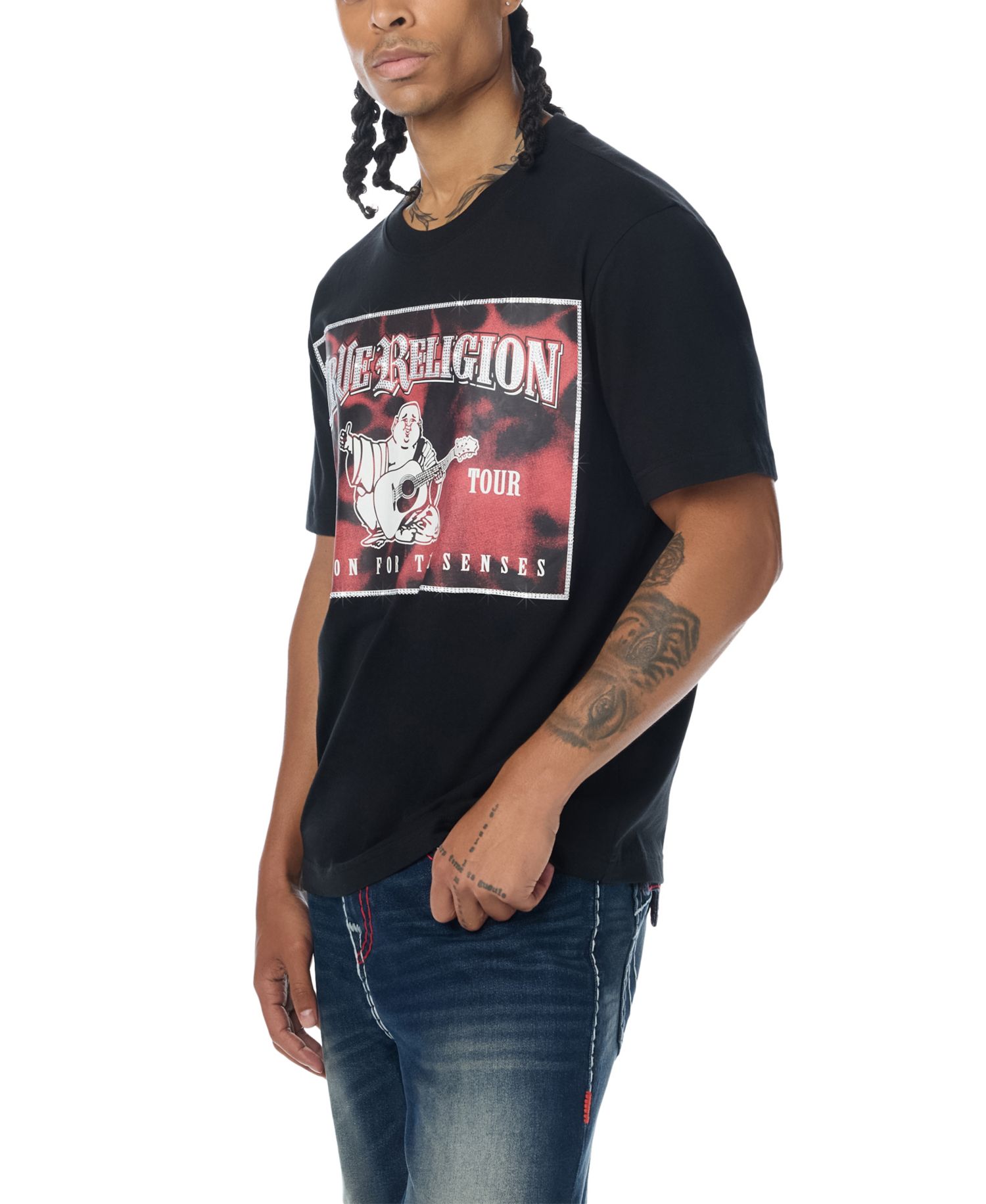 Men's Rhinestone World Tour Tee