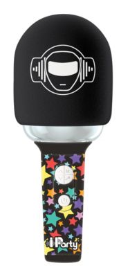 iParty Wireless Bluetooth Microphone with Voice Effects and Light Effects, Model MIC280