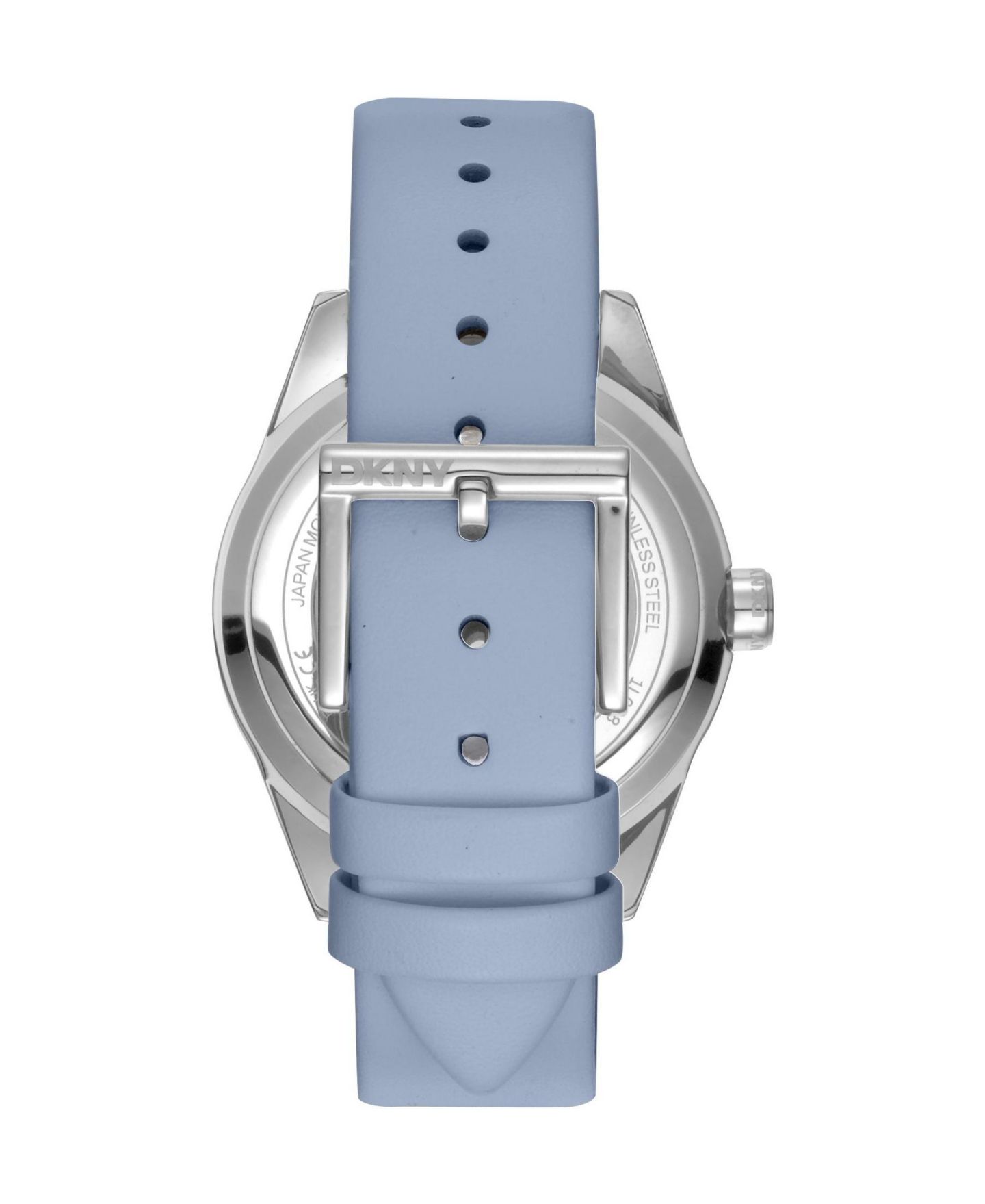 Женские часы DKNY Active Quartz Leather Strap Watch, цвет: Серебряный — фото 3