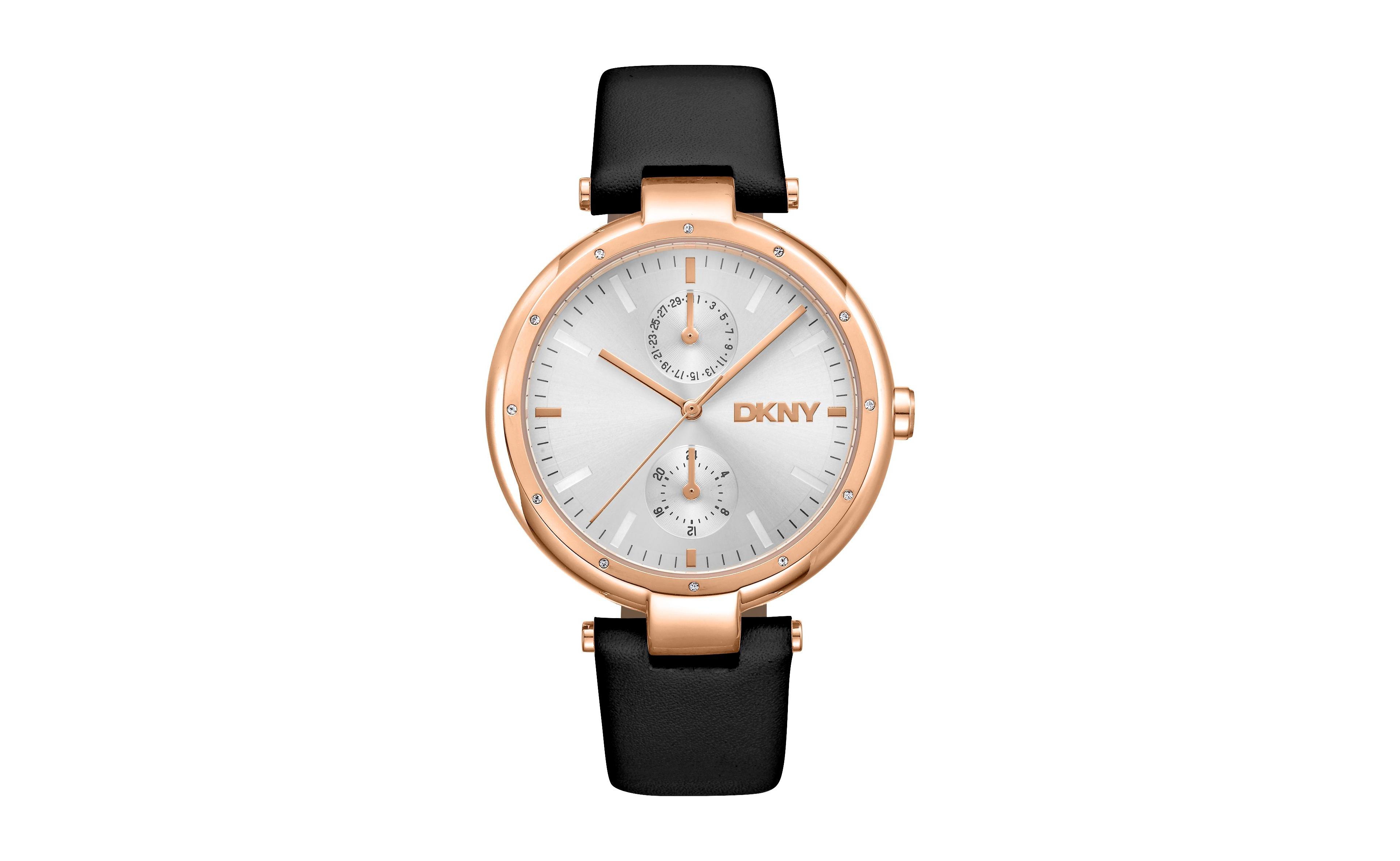 Dkny Women's Active Quartz Leather Strap Watch, 38mm