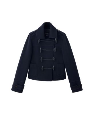 Women's Selection Wool-Blend Cropped Toggle Coat