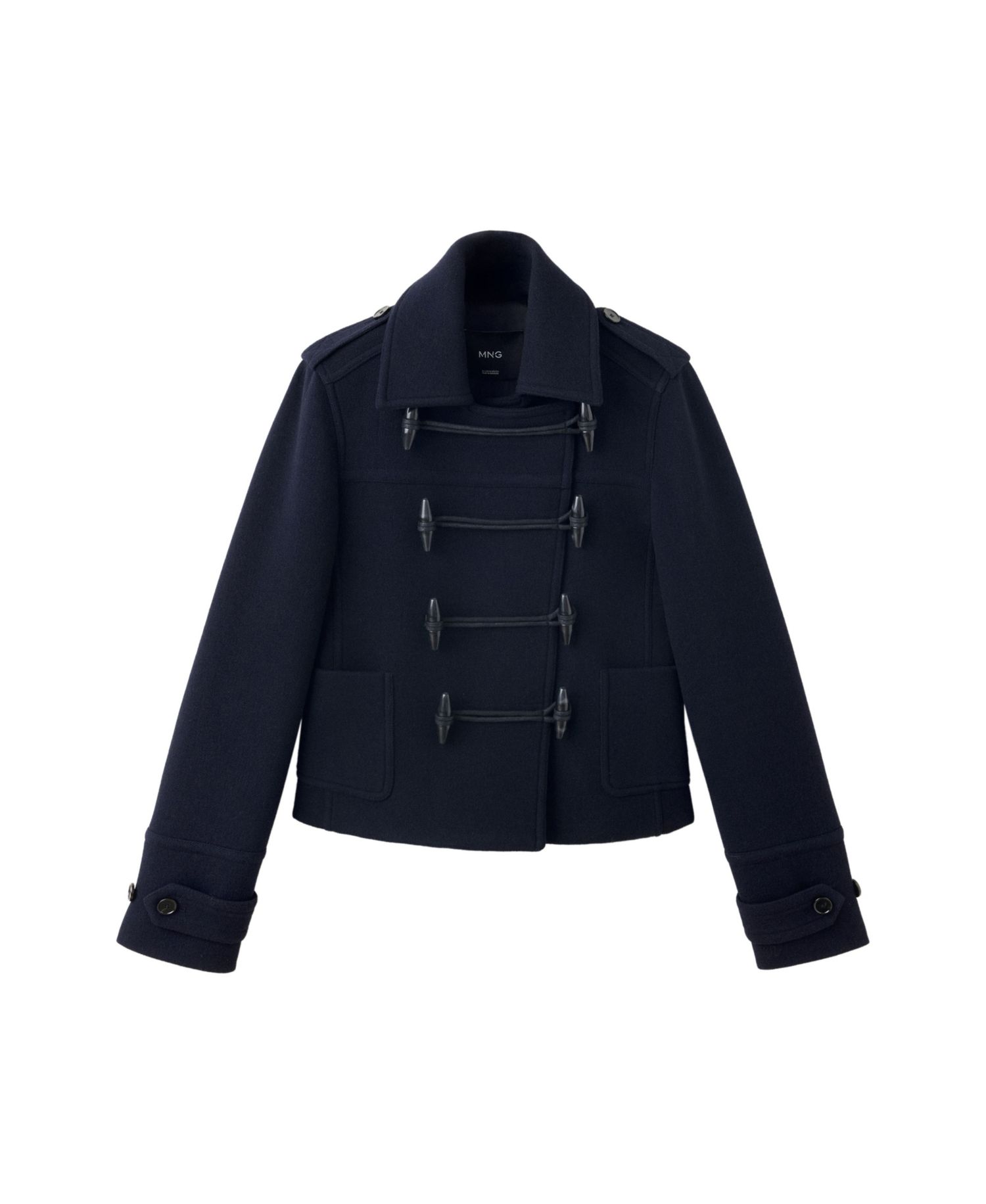 Women's Selection Wool-Blend Cropped Toggle Coat