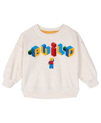 Baby Boys' Graphic Crewneck Long-Sleeve Pullover Sweatshirt