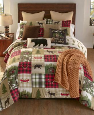 Cedar Lodge Classic Plaid 3-Piece Comforter Set, King