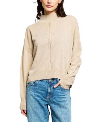 Women's Thea Cashmere Mock Neck Oversized Sweater