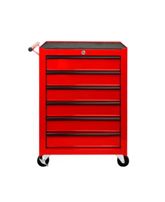 Rolling 6-Drawer Metal Tool Chest and Cabinet