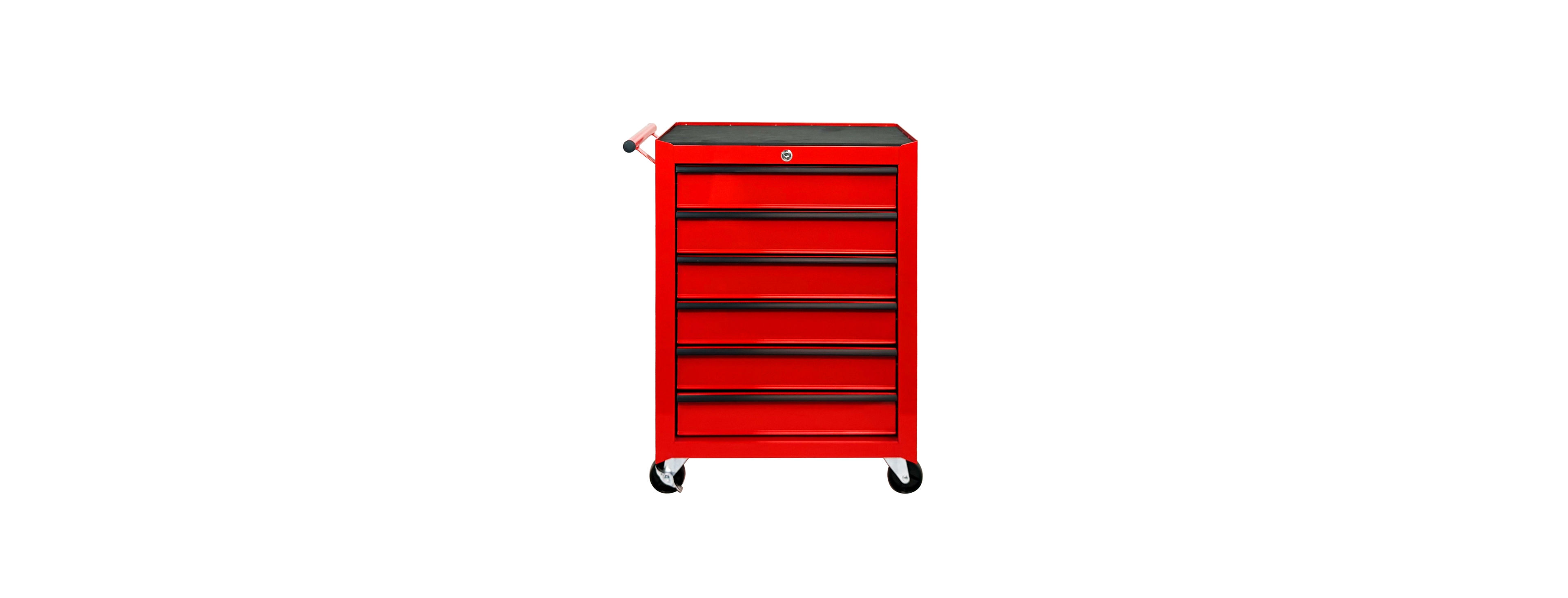 Streamdale Furniture Rolling 6-Drawer Metal Tool Chest and Cabinet