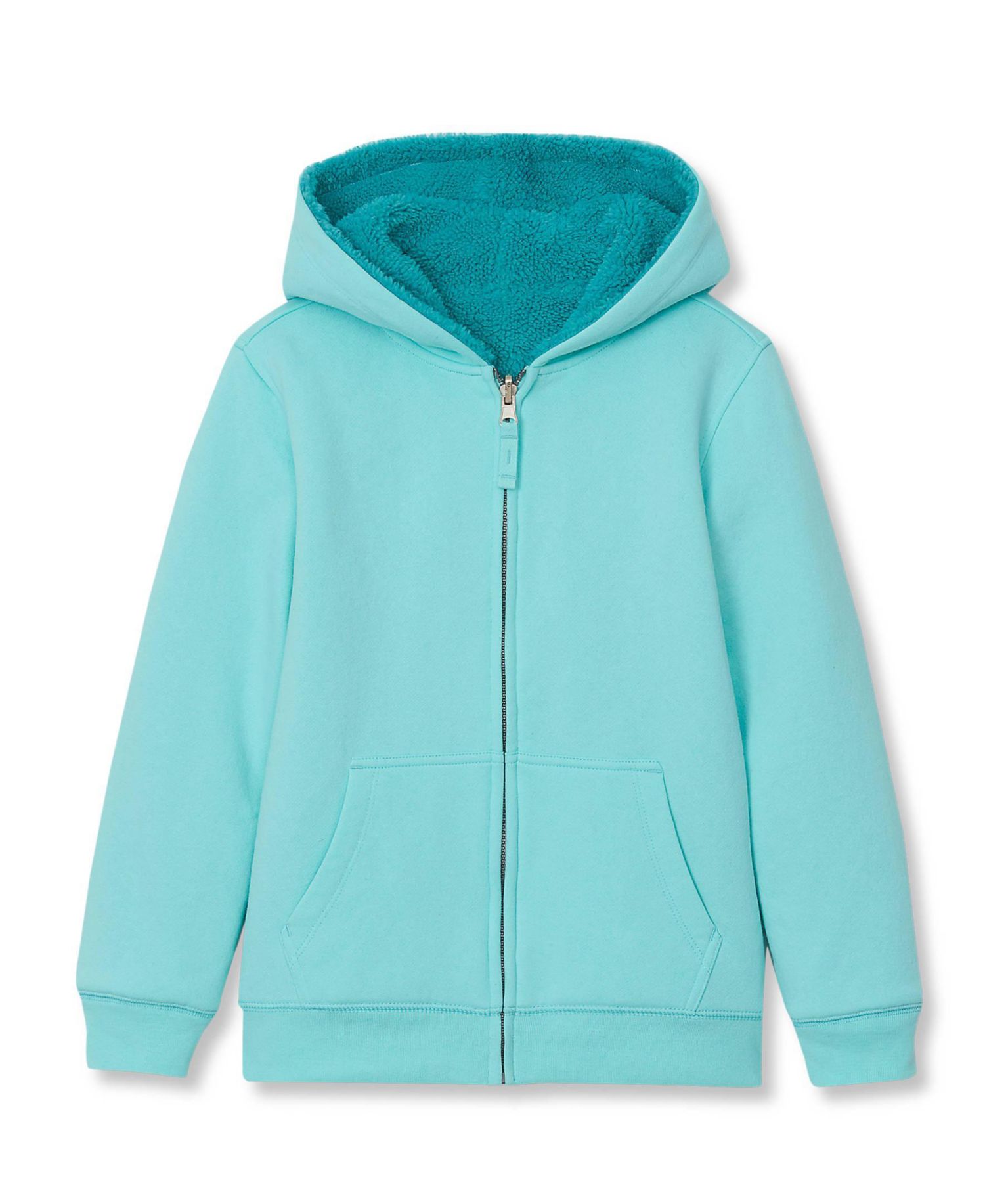 Kids Reversible High Pile Fleece Hoodie