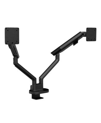 DM2 Adjustable Dual Monitor Desktop Mount, Compatible with Flat, Curved, and Ultrawide Monitors 17" to 35"