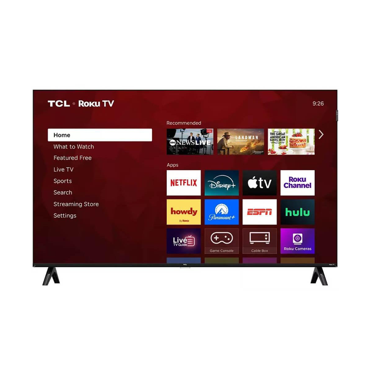 Tcl 32Q32L 32" Qled 1080p Smart Roku Tv - Black