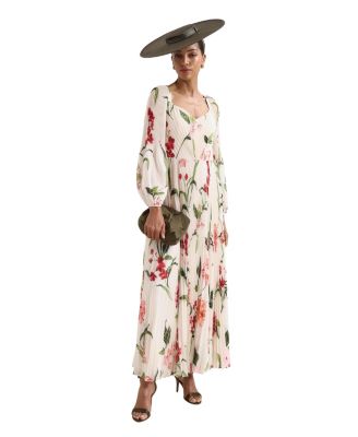 Women's Reanna Floral-Print Wedding Guest Maxi Dress