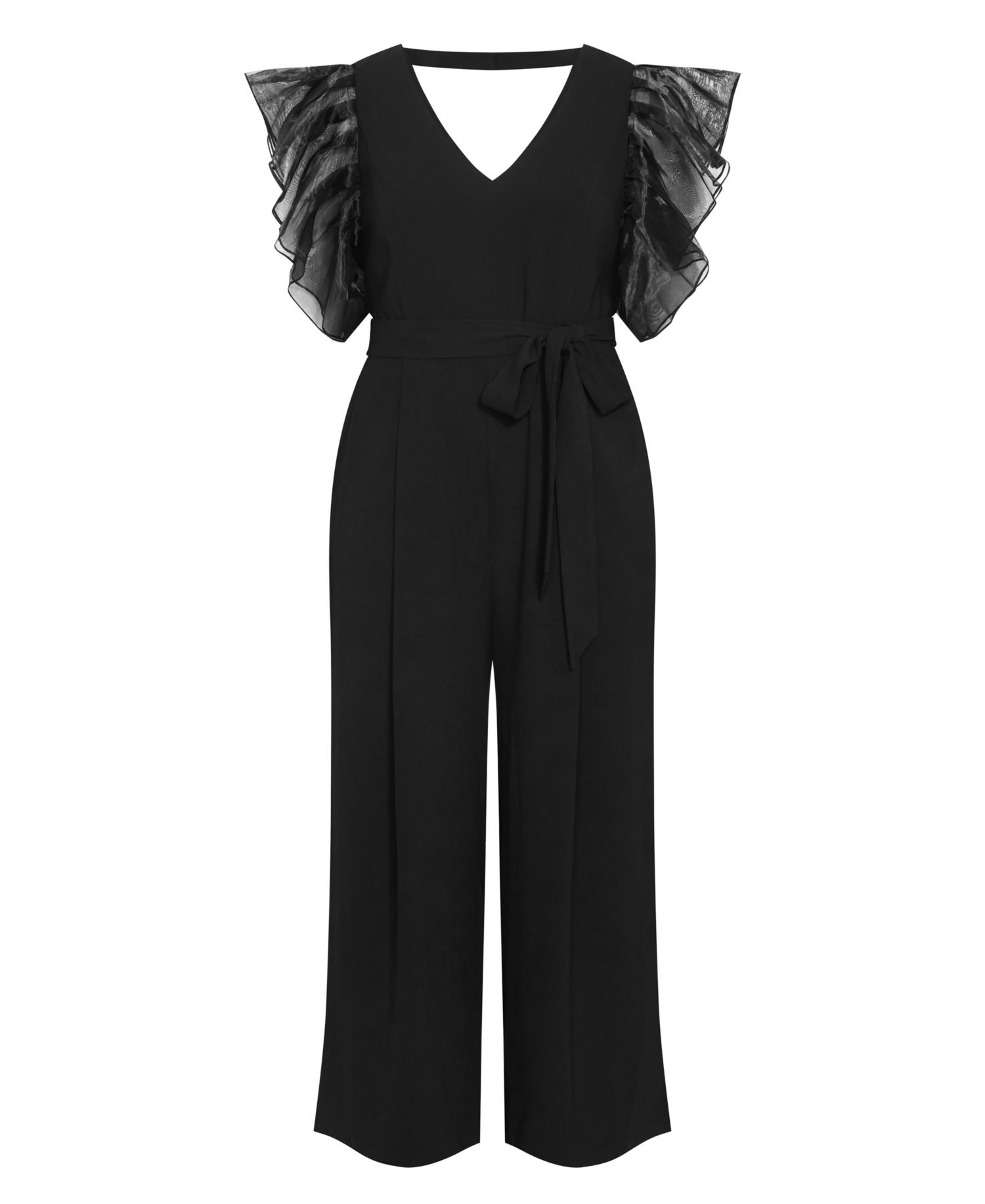Women's Tiana Organza Sleeve Wide Leg Jumpsuit