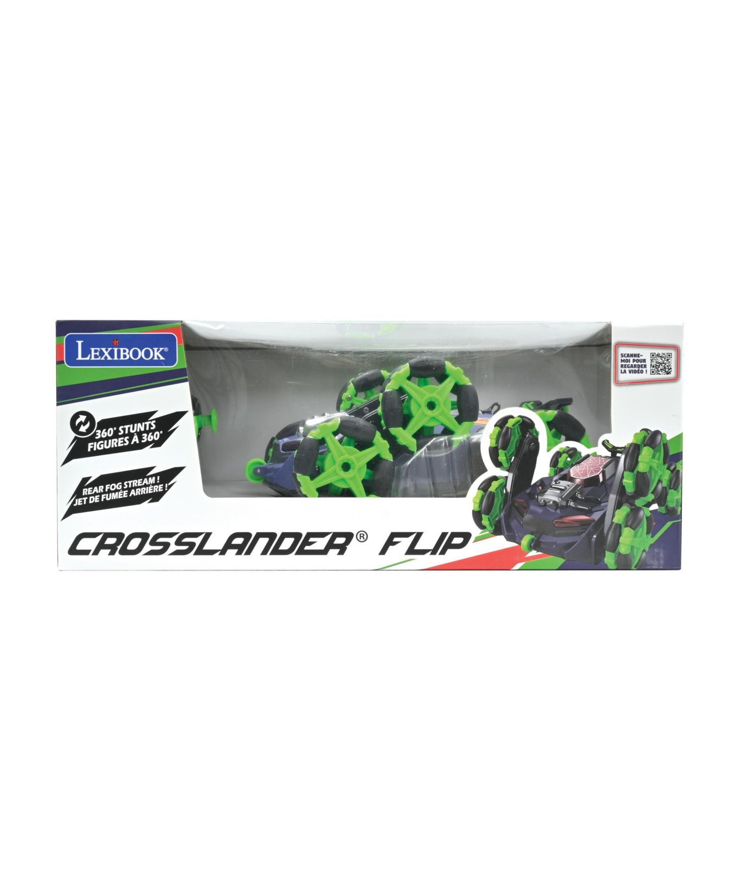 Детская игрушка Lexibook Crosslander Flip Rechargeable 360-Degree Rotation Remote Control Car with Sound and Light Effects — фото 5