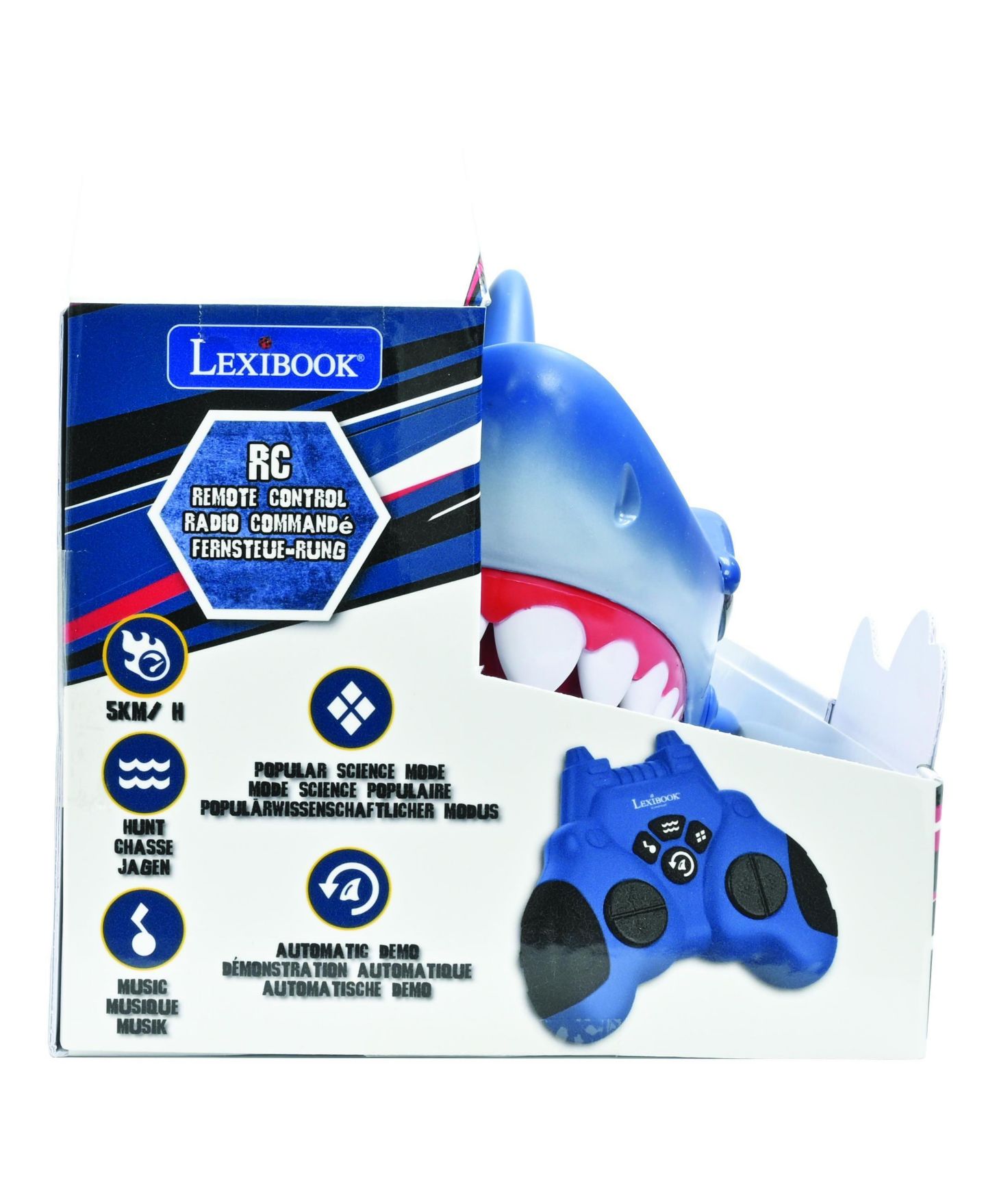 Детская игрушка Lexibook Crazy Shark Remote Control Shark With Automatic Hunt and Dance Modes — фото 7