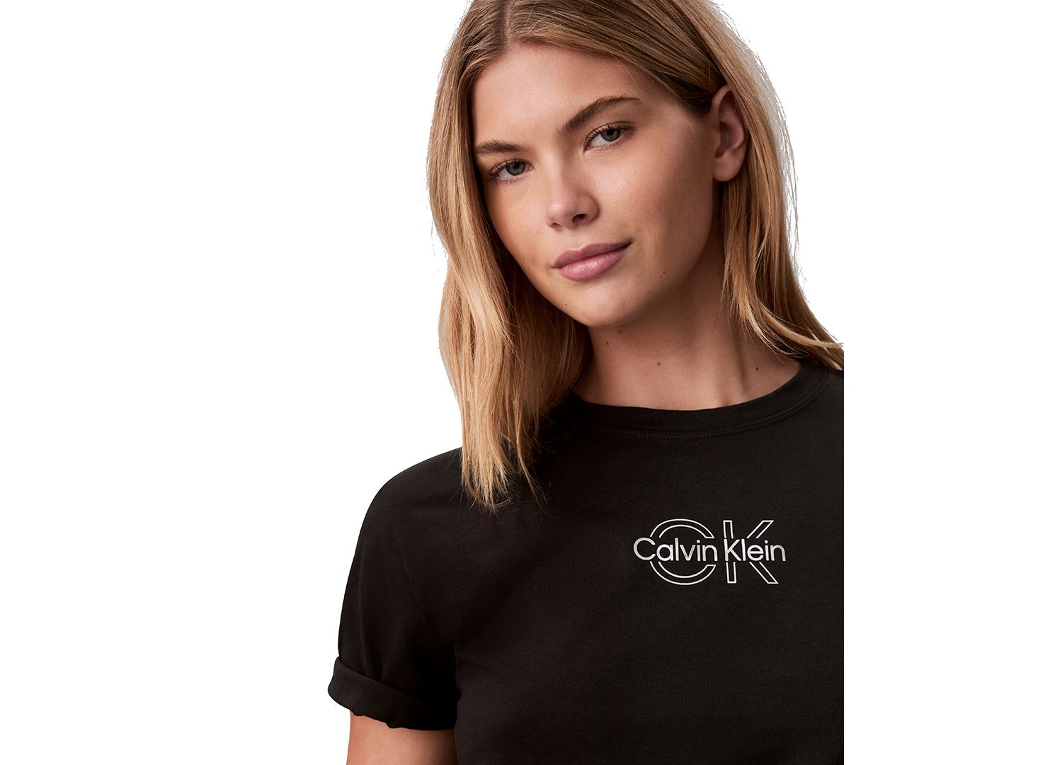 Women's Shine Metallic Graphic Short-Sleeve T-Shirt