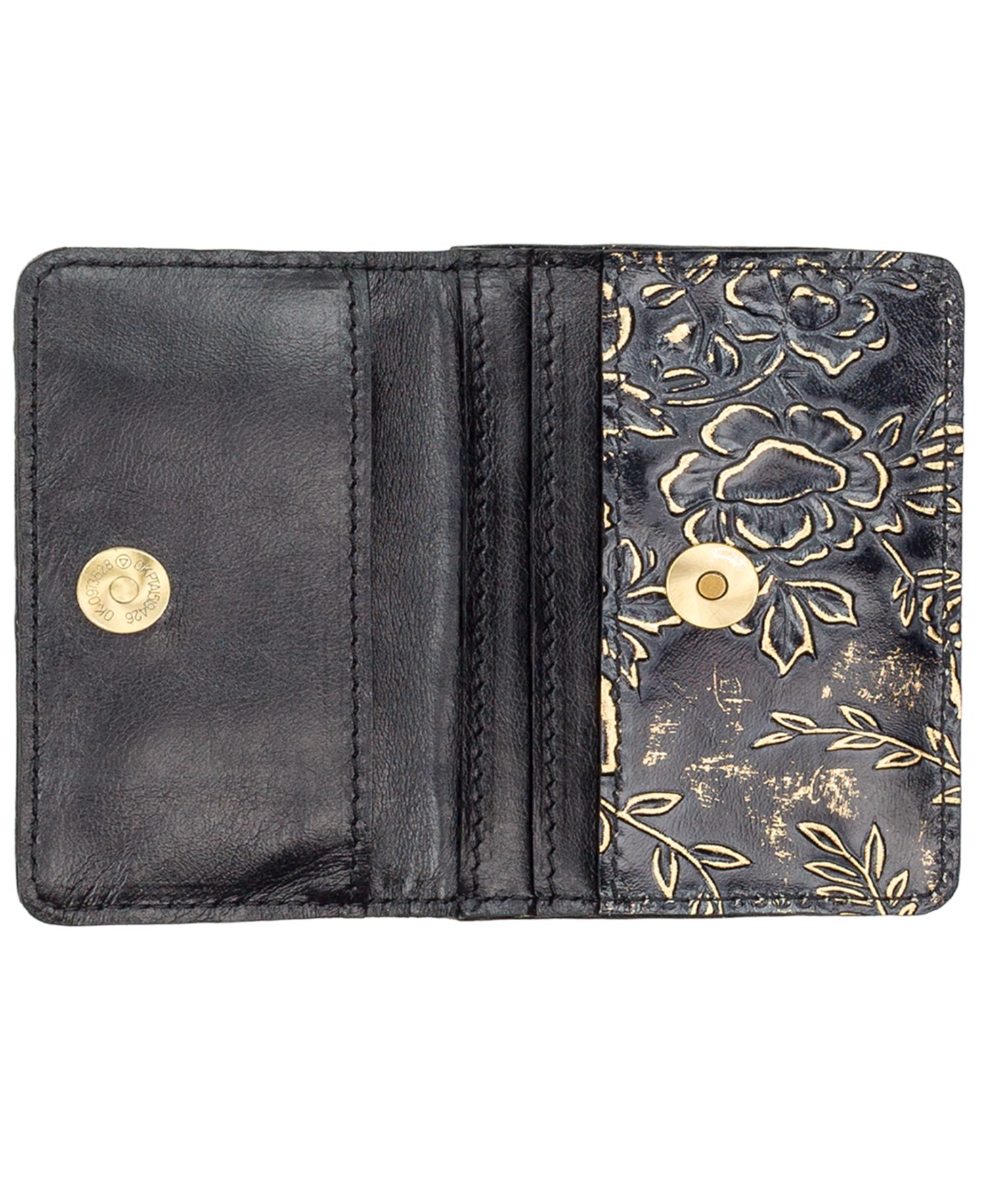 Rose Garden Celeste Leather Bifold Wallet