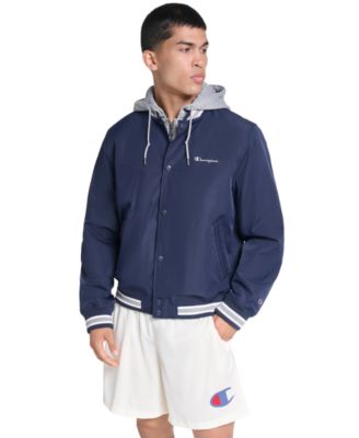 Men's Hooded Varsity Jacket