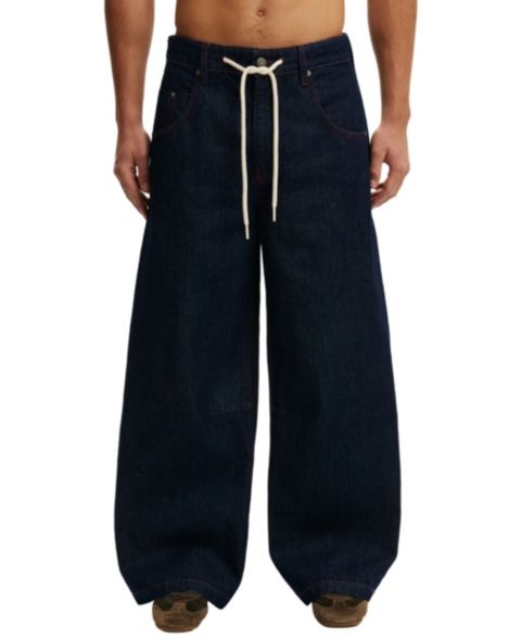 Мужские джинсы COTTON ON Y2K Super Baggy Wide-Leg, цвет: Синий