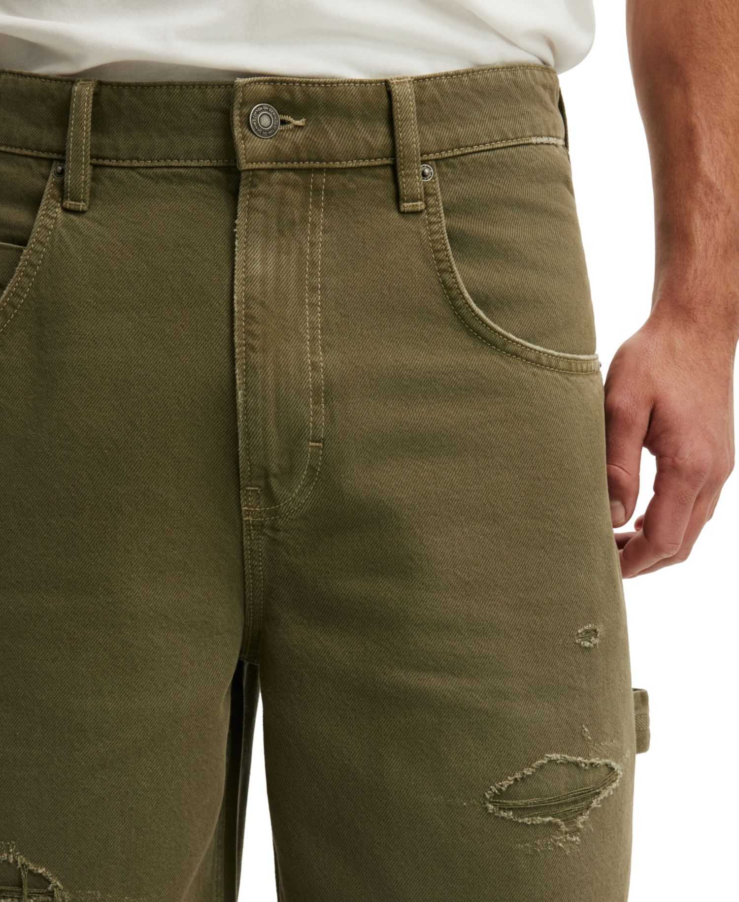 Men's Y2K Super Baggy Jort Shorts, 13" Inseam