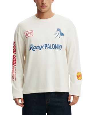 Men's Regular Fit Graphic Long Sleeve T-Shirt