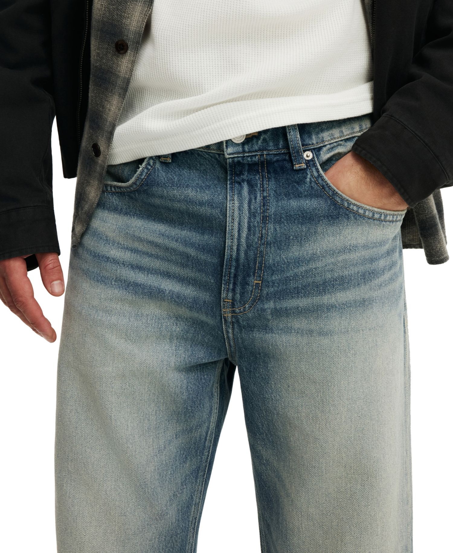 Men's Baggy Bootcut Jeans
