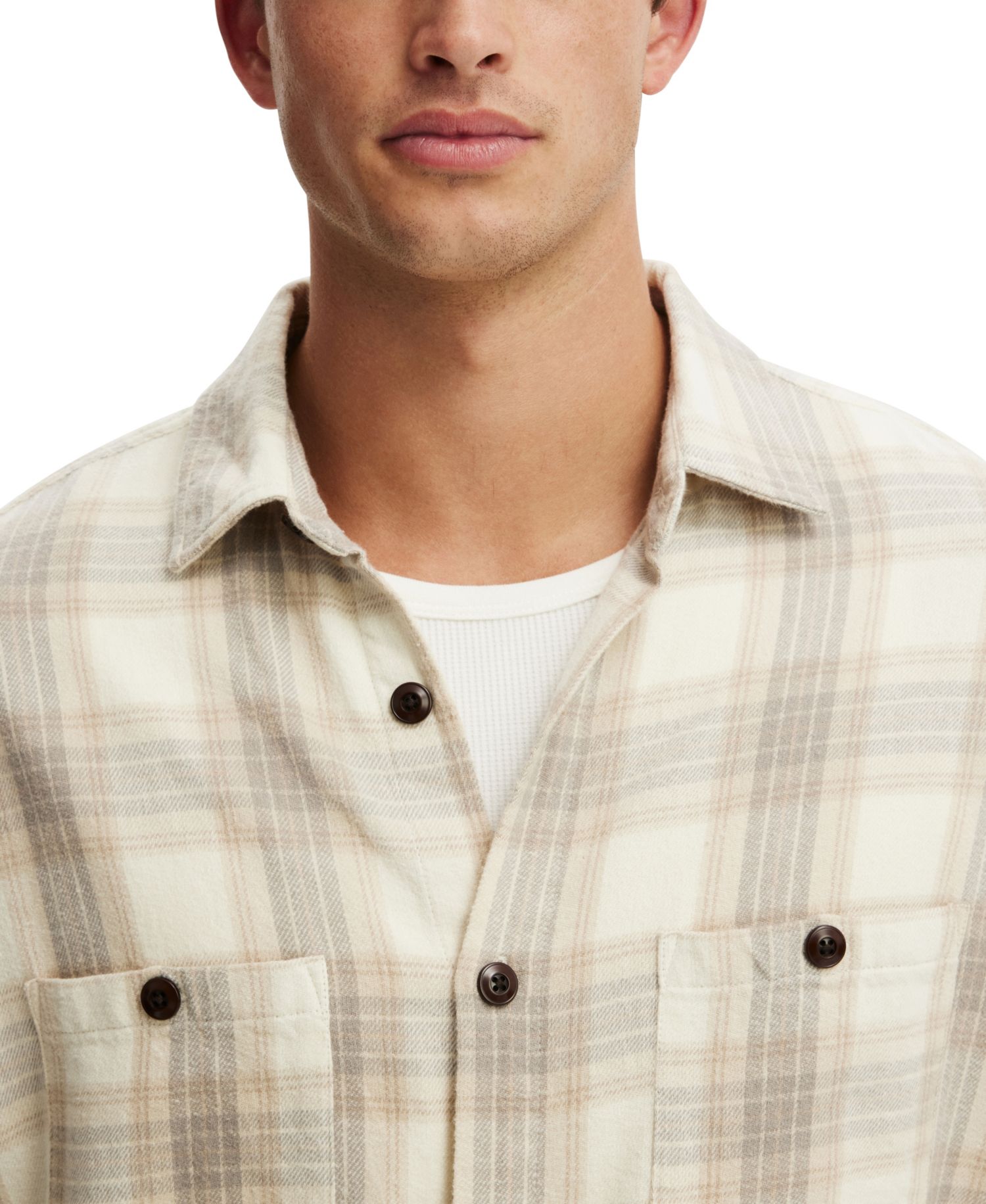 Men's Richmond Long-Sleeve Plaid Classic-Fit Shirt