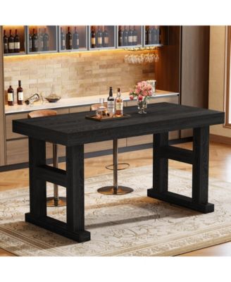 63" Counter Height Bar Table for 4-6, Dining Table