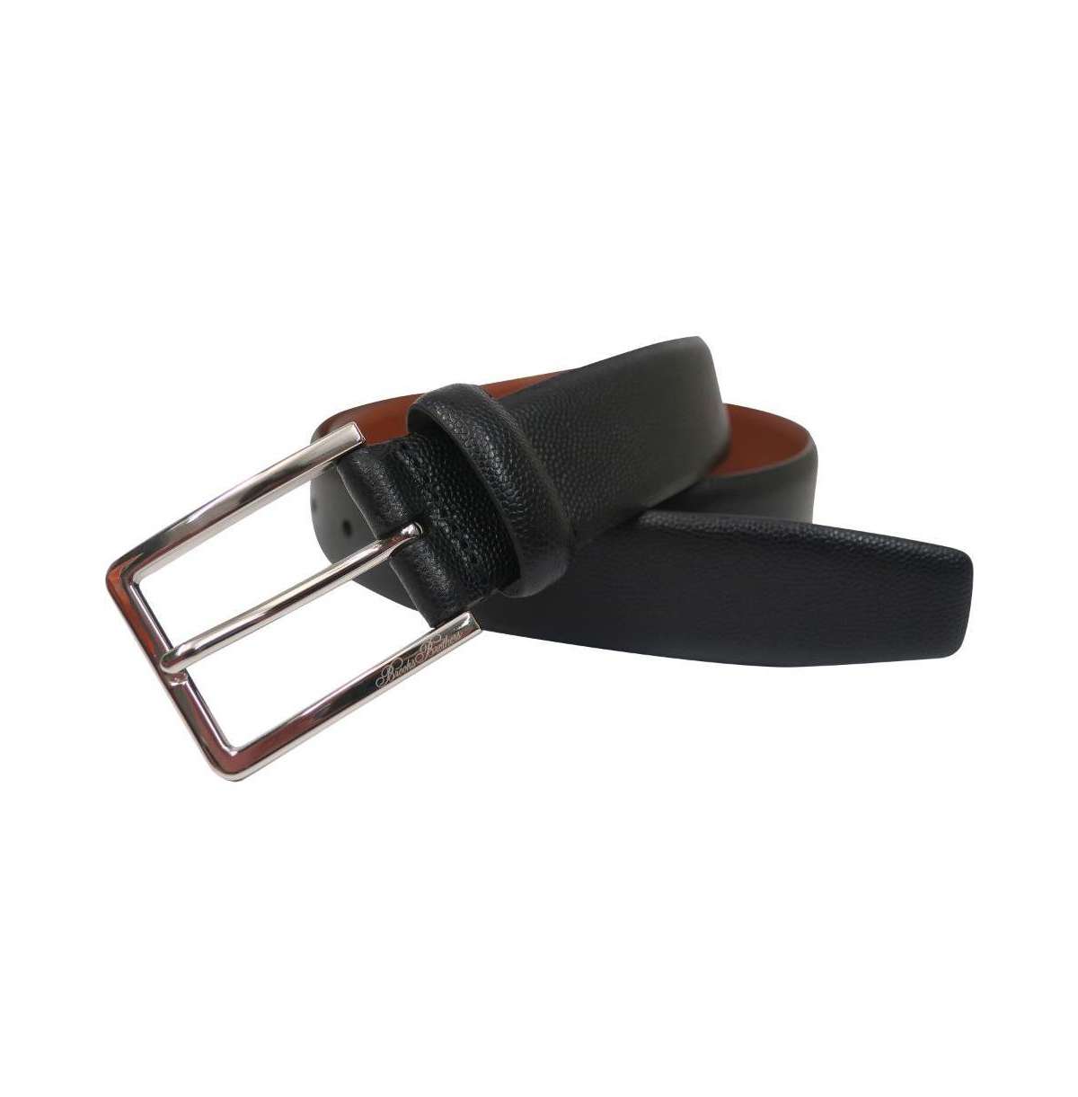 B by Brooks Brothers Top Grain Leather Made in Italy Belt - Black