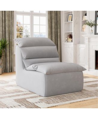 Bean Bag Chair Memory Foam Ergonomic Back Support Non-Slip Base for Living Room Bedroom Office