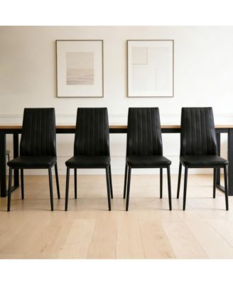 PU Dining CHAIR 4PCS, set of 4