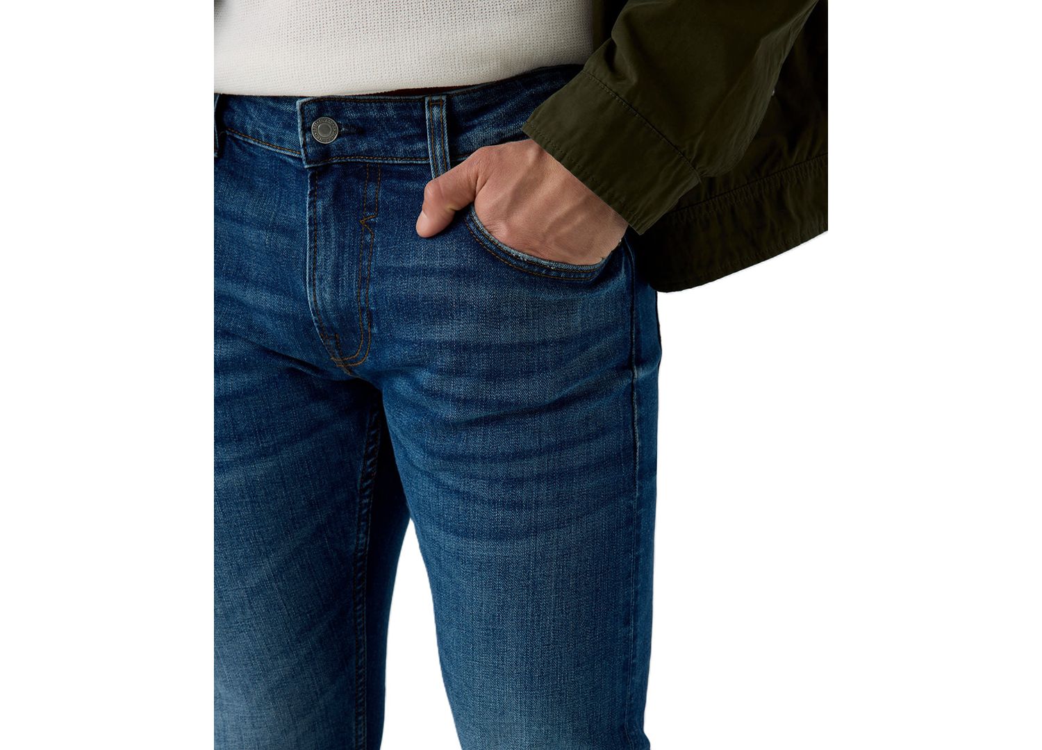 Men's Miami Slim-Fit Dark-Wash Jeans