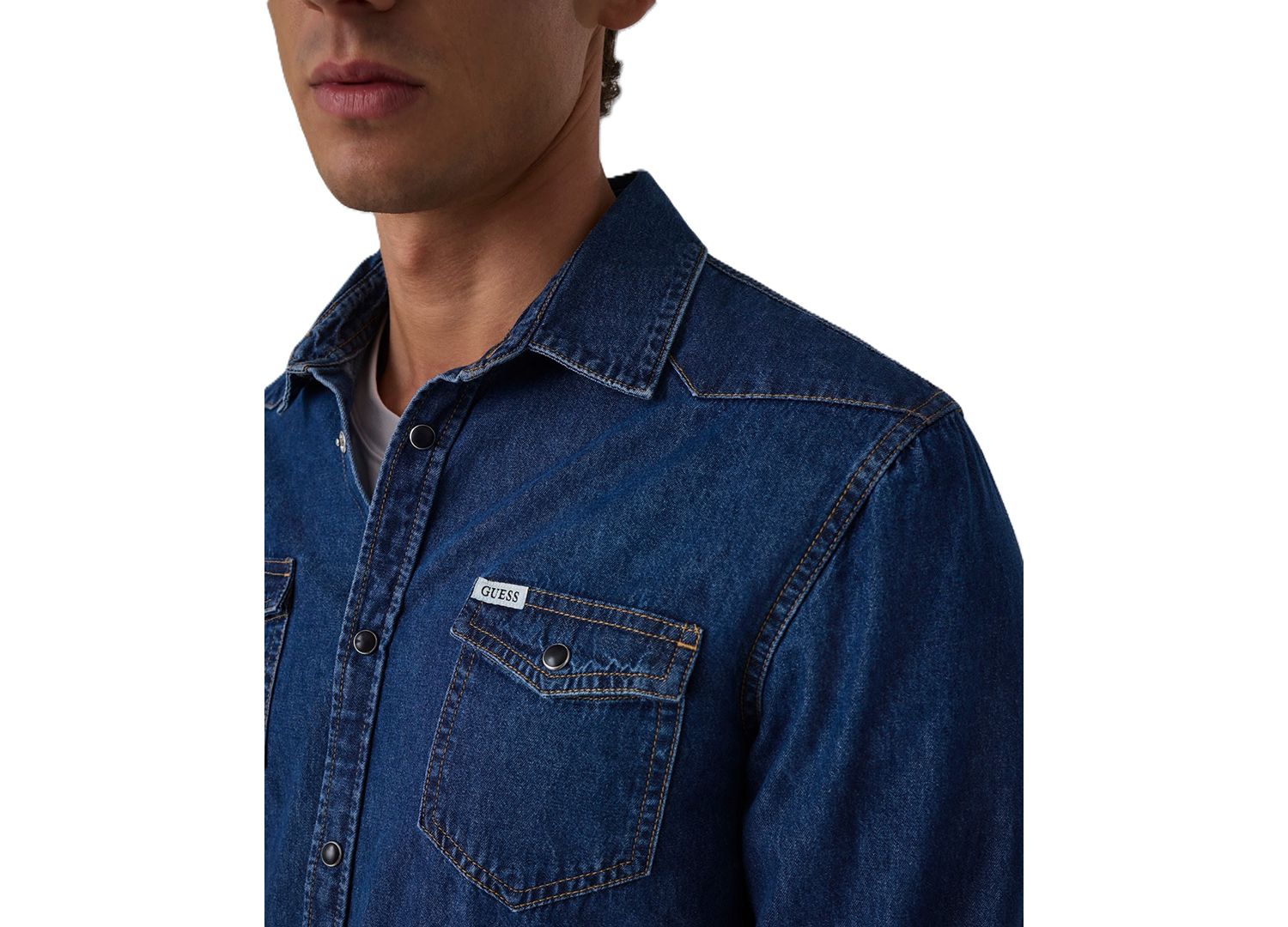 Men's Truckee Western Long-Sleeve Denim Shirt