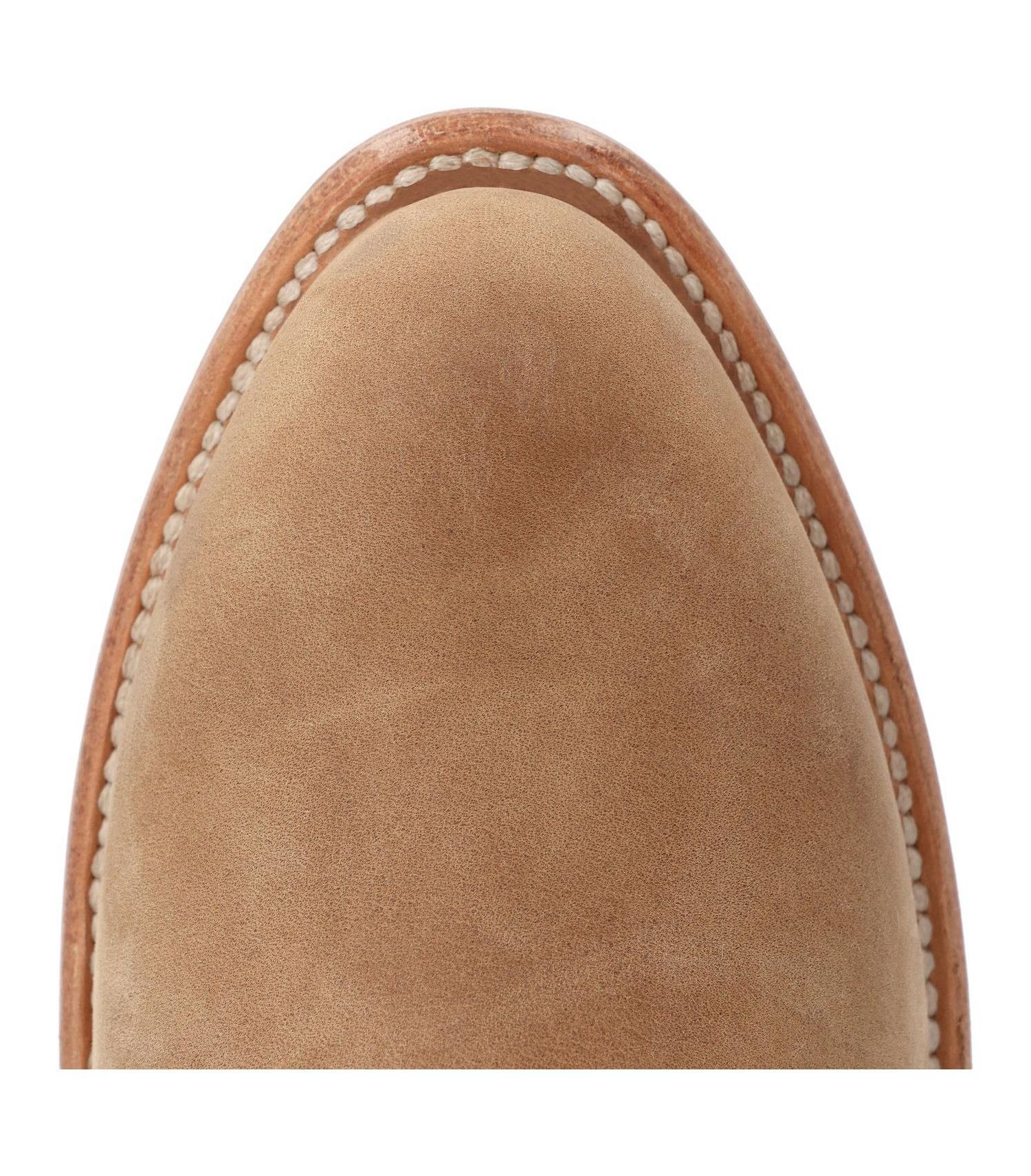 Men's Santa Fe Full-Grain Leather Mid Calf Round Toe Roper Boots