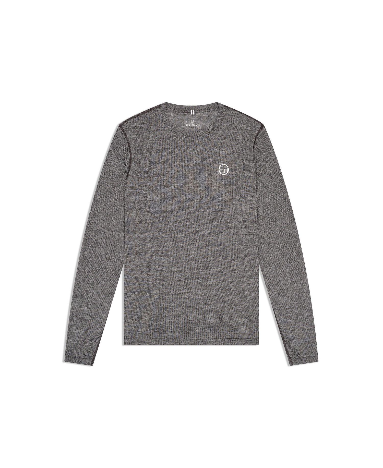 Men's Affondo Long-Sleeve Regular-Fit Crewneck T-Shirt