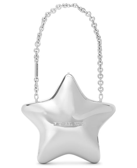 Женский клатч Michael Kors Darla Small Star Clutch, цвет: Родий