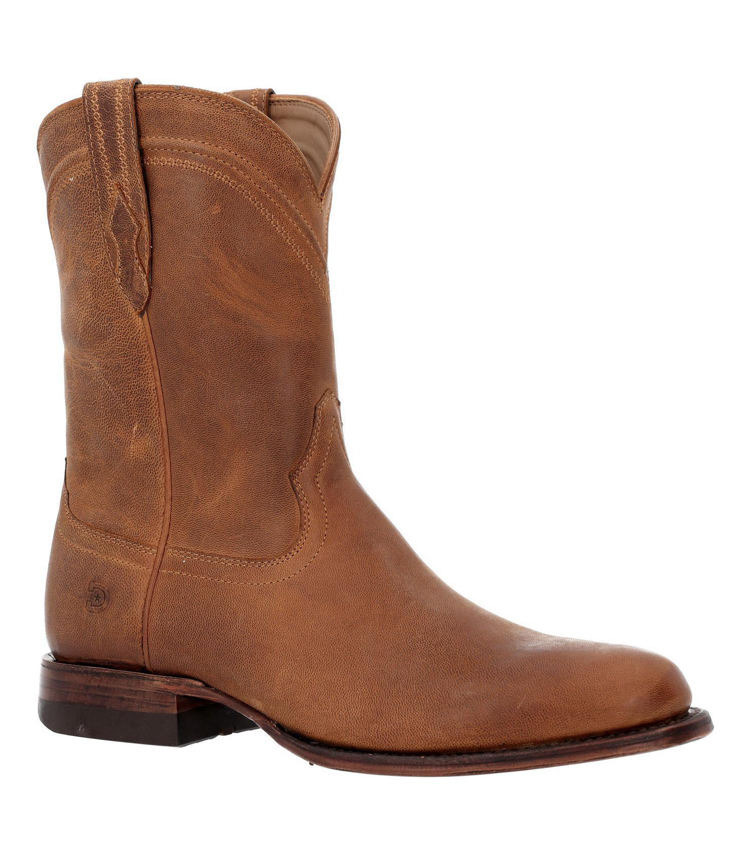 Men's Santa Fe Full-Grain Leather Mid-Calf Round Toe Boots