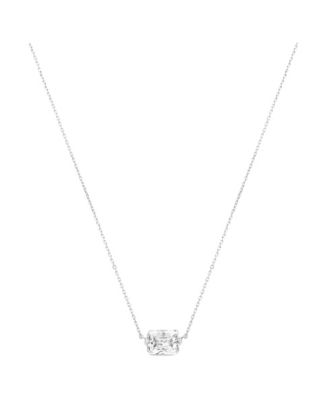 Women's Cubic Zirconia Dainty Bar Karla Necklace