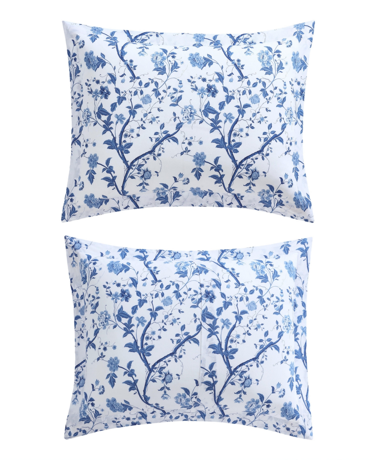 Laura Ashley Charlotte Cotton Reversible 3 Piece Comforter Set, Twin