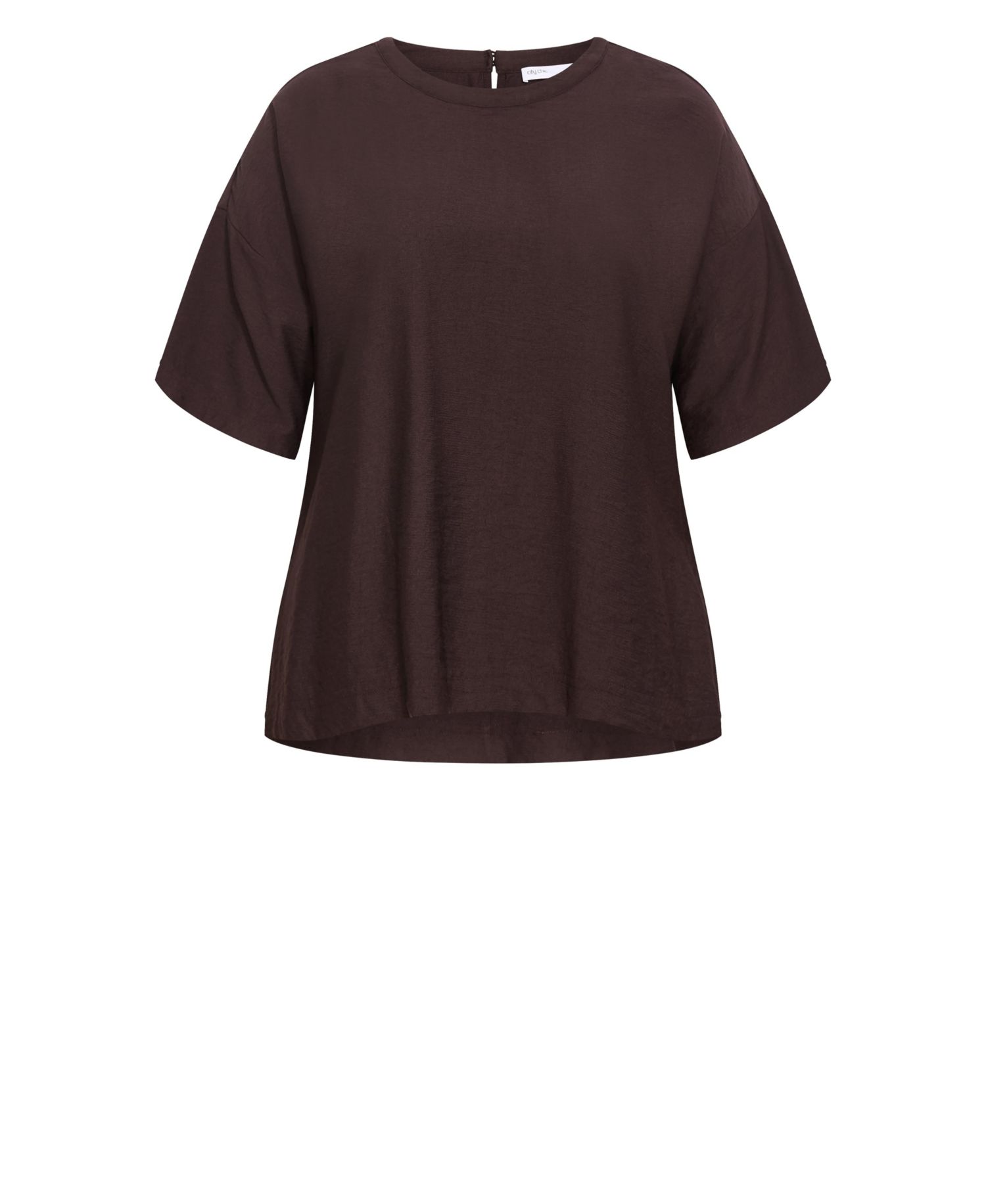 Plus Size Alexi Drop-Shoulder Relaxed Hip-Length Top