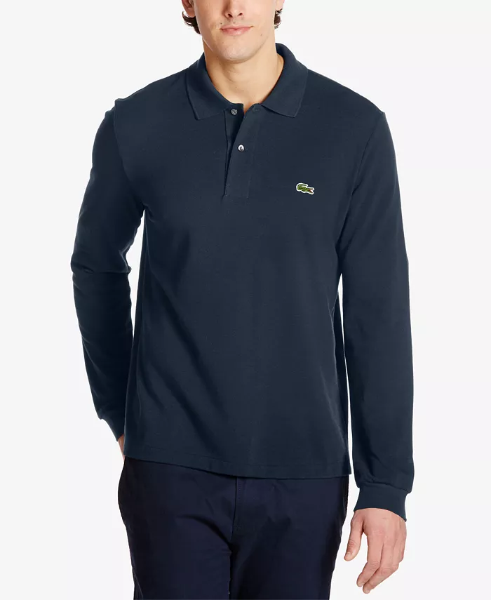 Men's Classic Fit Long-Sleeve Polo Shirt - thumbnail 10