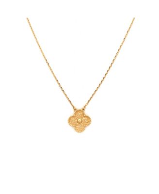 Pre-Owned Van Cleef and Arpels Pre-Owned Van Cleef and Arpels Vintage Alhambra Pendant Necklace