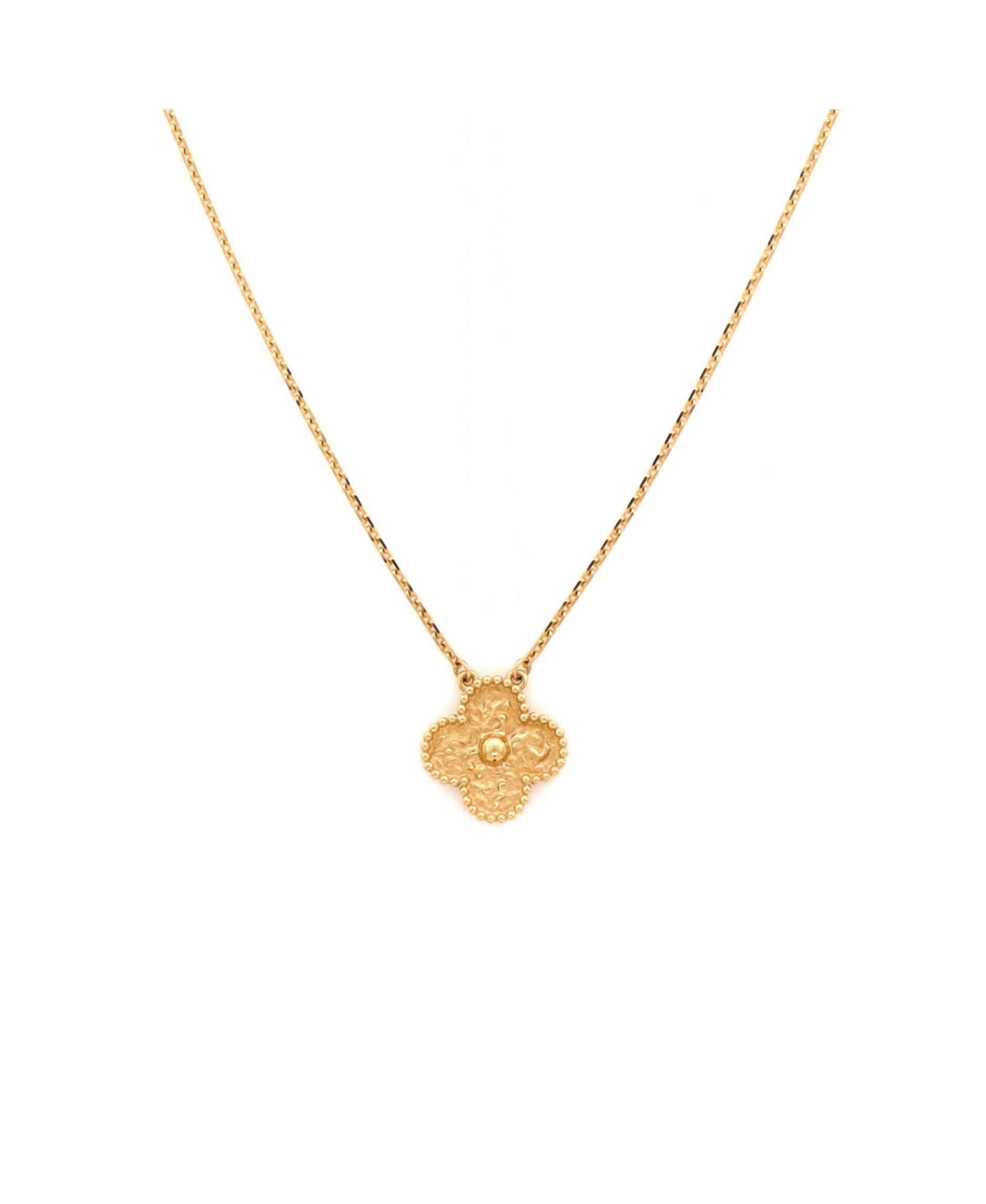 Pre-Owned Van Cleef and Arpels Vintage Alhambra Pendant Necklace - 18k yellow gold