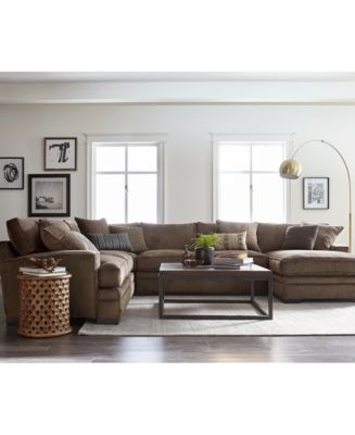 CLOSEOUT! Teddy Fabric Sectional Collection, Created for ...