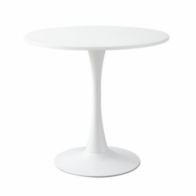 31.5" Round Modern Dining Table for Kitchen Apartment Living Room