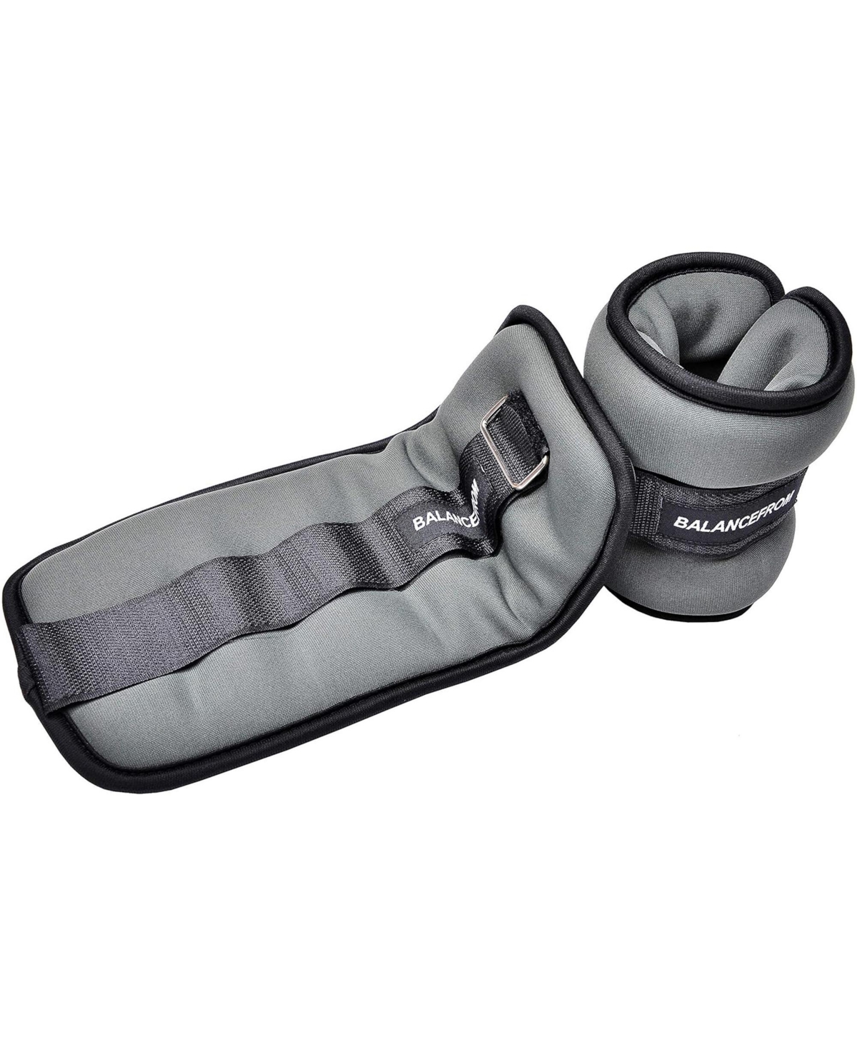 BalanceFrom Fitness Fully Adjustable Ankle, Wrist, Arm or Leg Weights, 6-lb Pair