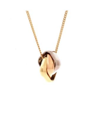 Trinity Cushion Pendant Necklace